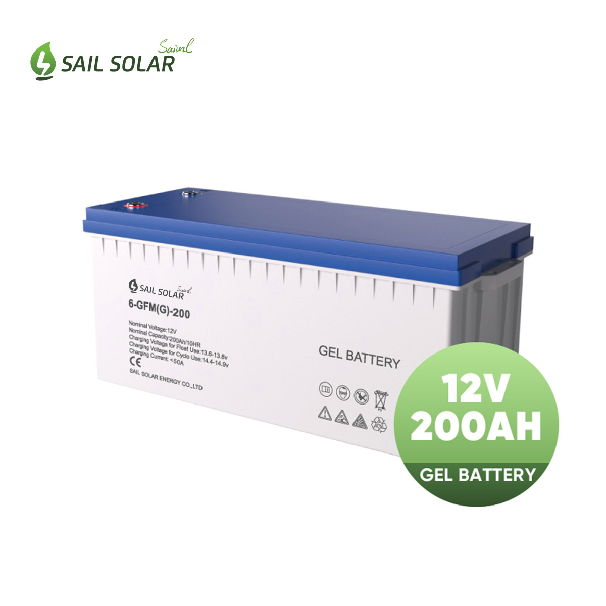 12v 200ah Gel Battery for Storage System