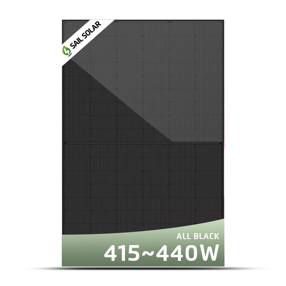 Panou solar negru PV Tip N Modul Topcon 415Wp 420Wp 425Wp 430Wp 435Wp 440Wp Stock Europa