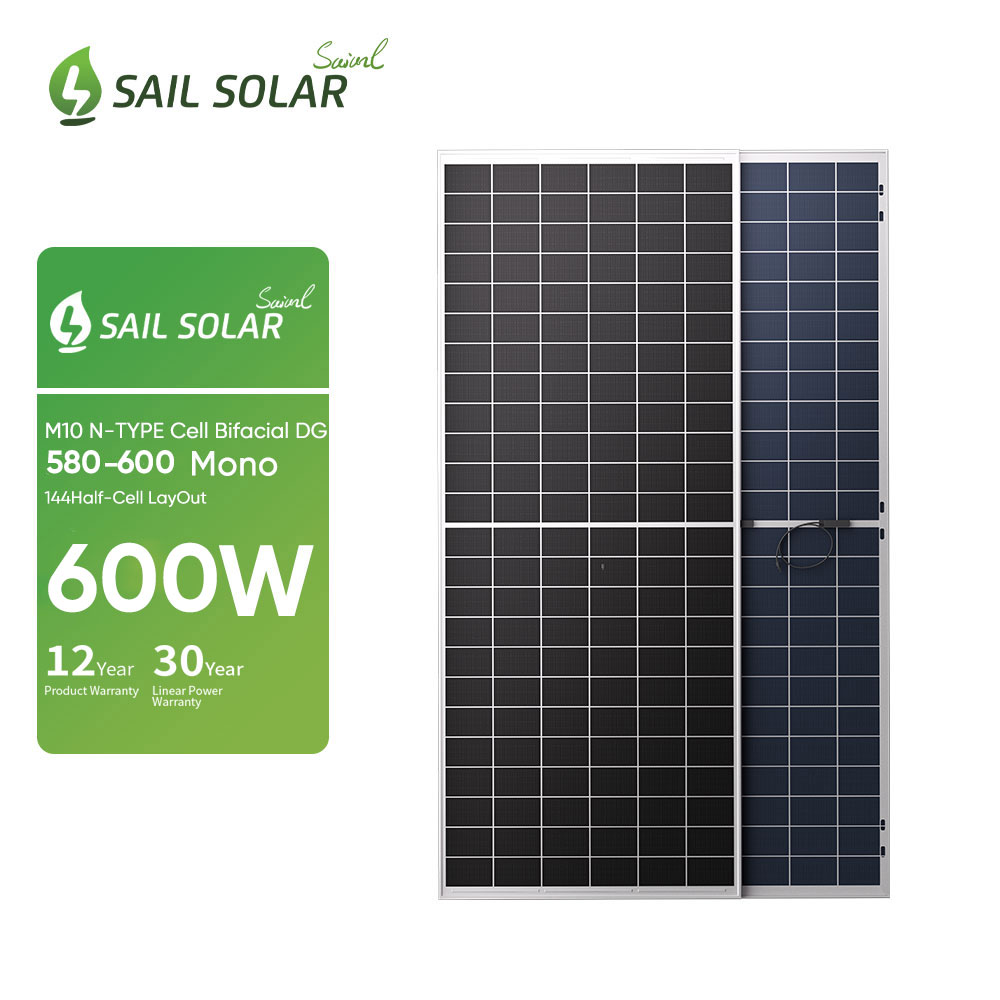 Tip N Topcon HJT 560W 565W 570W 575W 580W Modul solar fotovoltaic